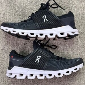 On Running Cloudswift 3 Men US 8 All Black Helion Road Running Shoes EUC